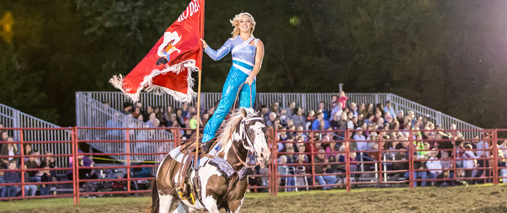 girl-with-flag - Big Hat Rodeo LLC | Pro Rodeos | Bull Riding | Family ...