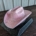 Twister Youth Pink With White Bound Edge Cowboy Hat