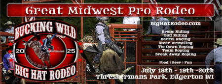 Great Midwest Pro Rodeo and Bull Riding - Big Hat Rodeo LLC | Pro ...