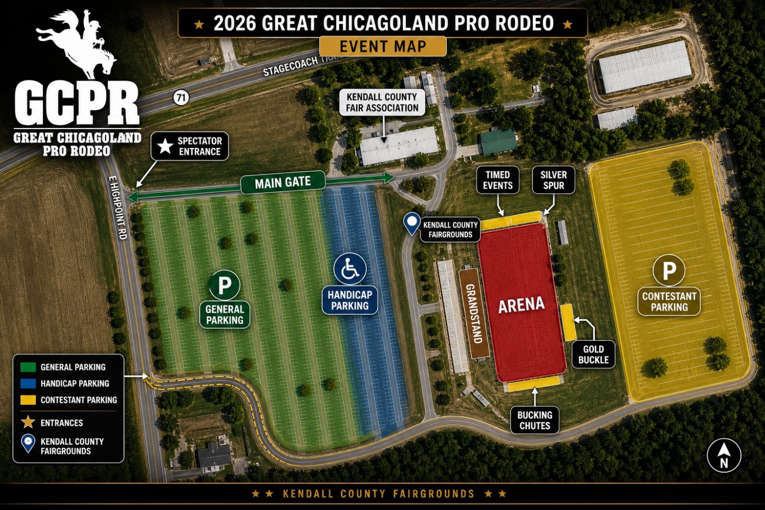 Great Chicagoland Pro Rodeo - Big Hat Rodeo LLC | Pro Rodeos | Bull ...